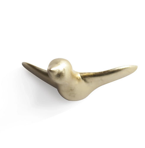 Ein goldener Vogel aus schönem Material und eleganter Farbe aus Wien in Handarbeit und mit Liebe gefertigt, ganz einfach zu Bestellen